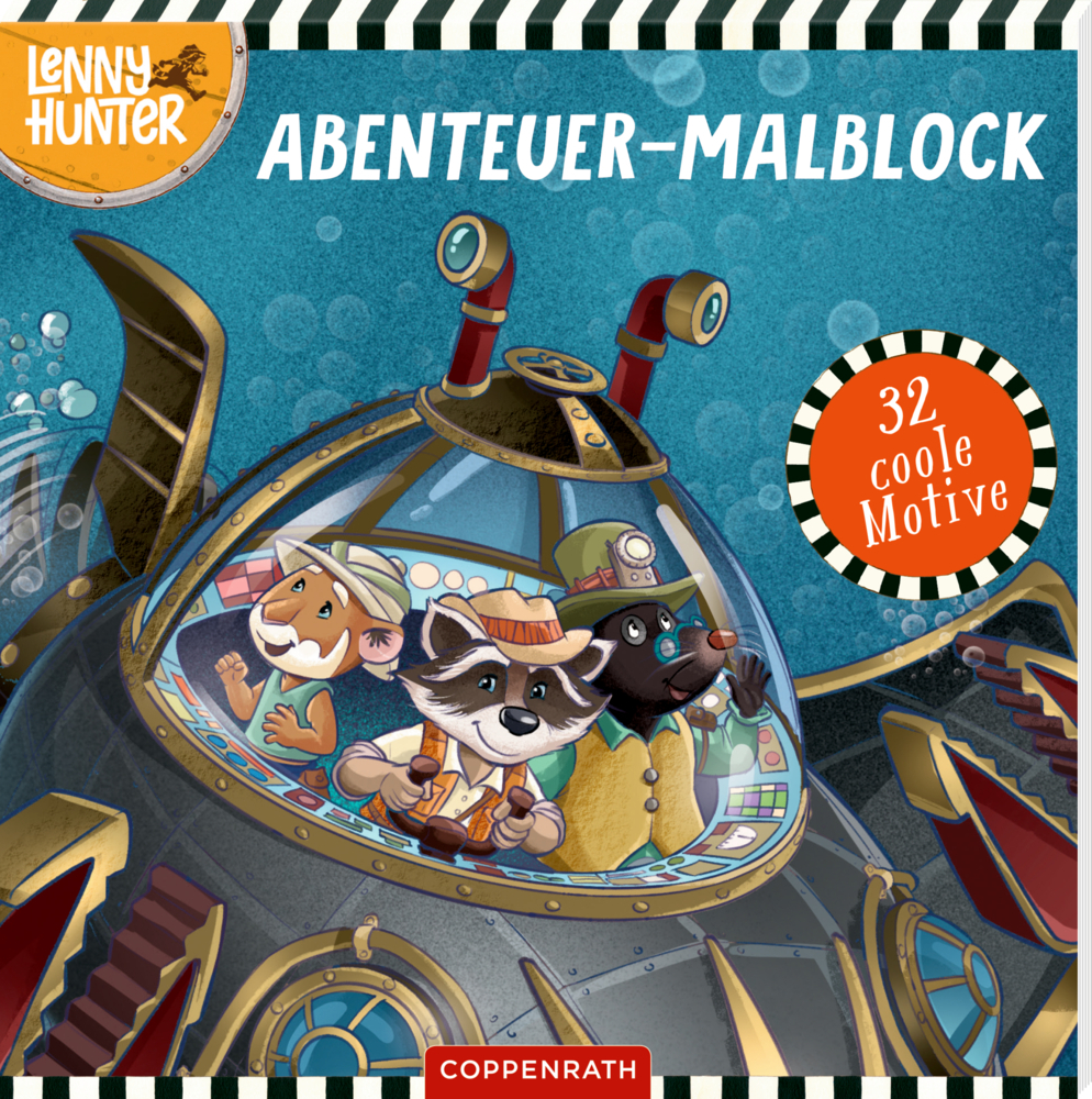 Abenteuer-Malblock (Lenny Hunter) main product photo