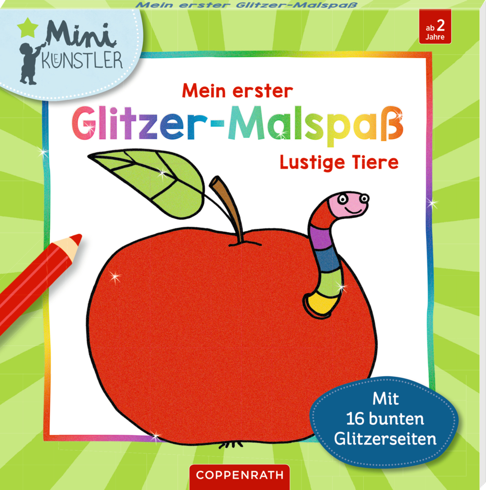 Mein erster Glitzer-Malspaß - Lustige Tiere main product photo