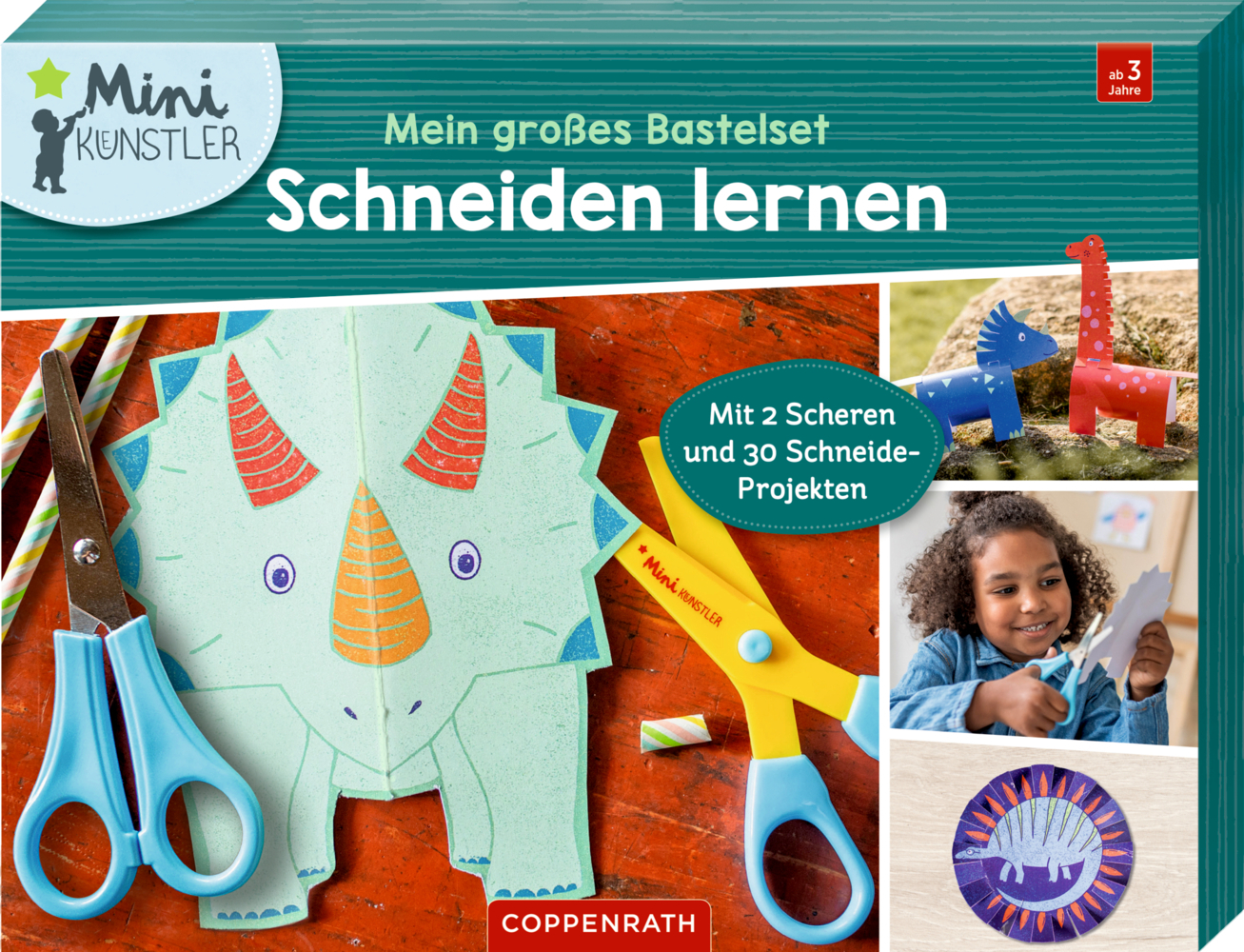 Mein großes Bastelset: Schneiden lernen (Dinosaurier) main product photo