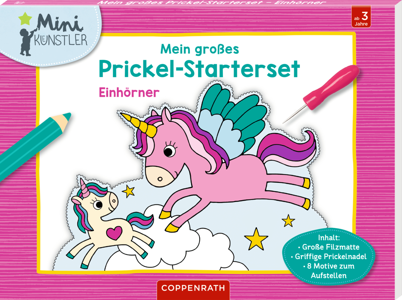 Mein großes Prickel-Starterset: Einhörner main product photo