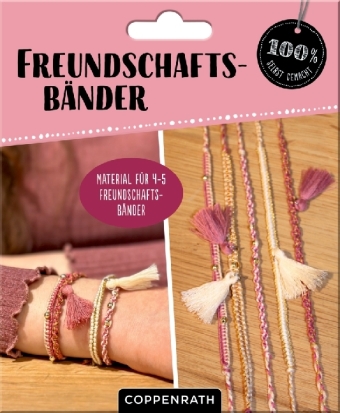 Freundschaftsbänder knüpfen (Roségold / Schwarz)
