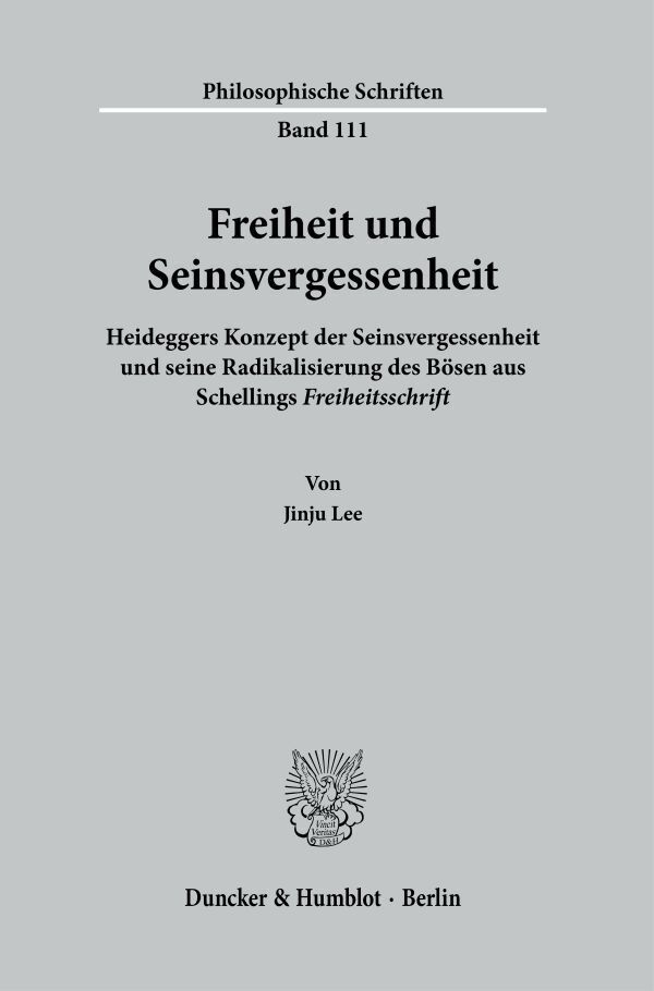 Freiheit und Seinsvergessenheit. main product photo
