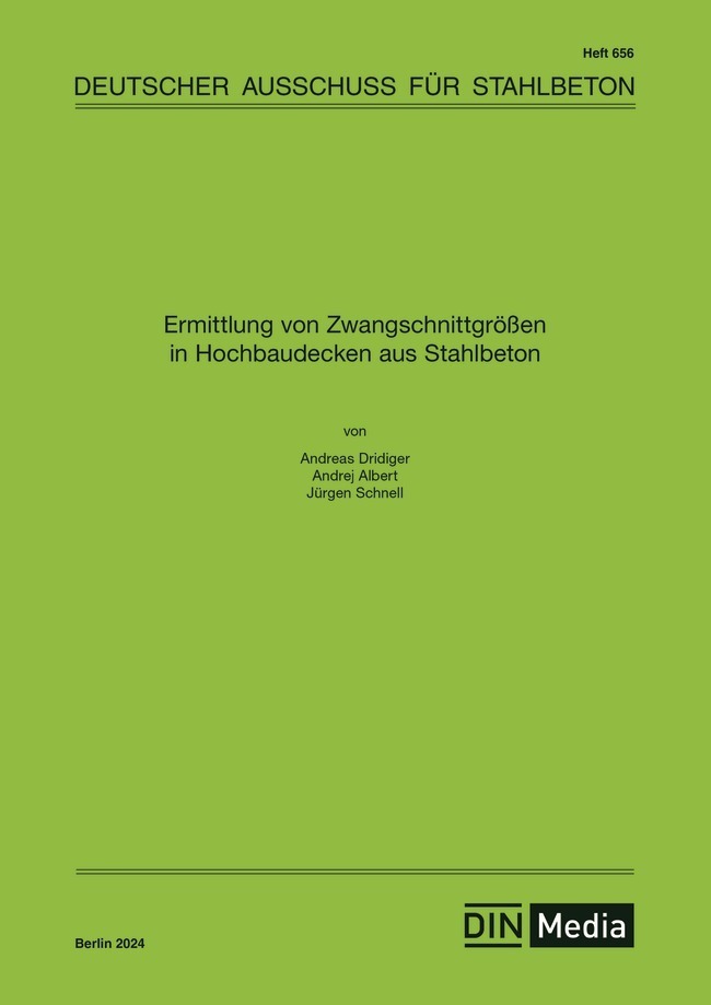 Ermittlung von Zwangschnittgrößen in Hochbaudecken aus Stahlbeton main product photo