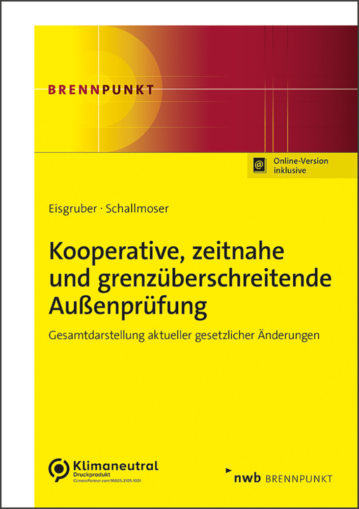 Kooperative, zeitnahe und grenzüberschreitende Außenprüfung main product photo
