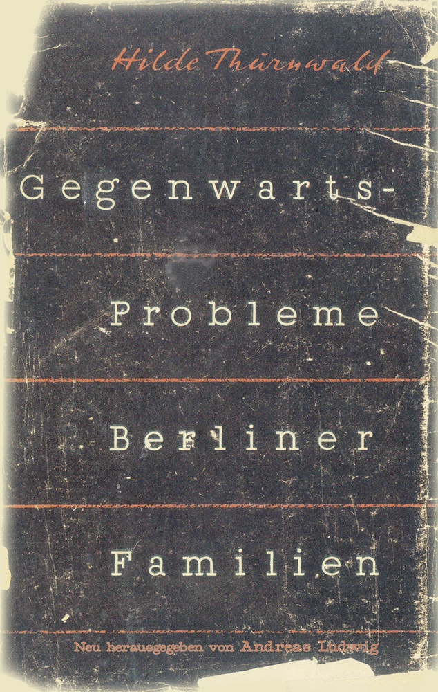 Gegenwartsprobleme Berliner Familien main product photo
