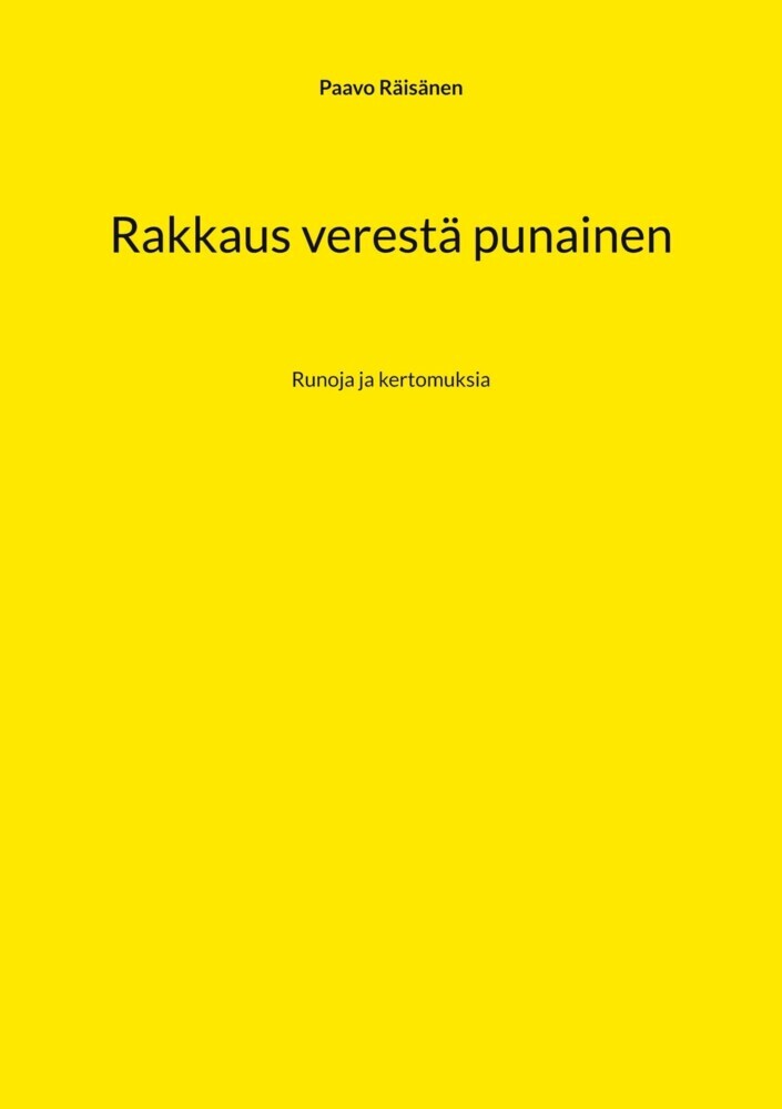 Rakkaus verestä punainen main product photo