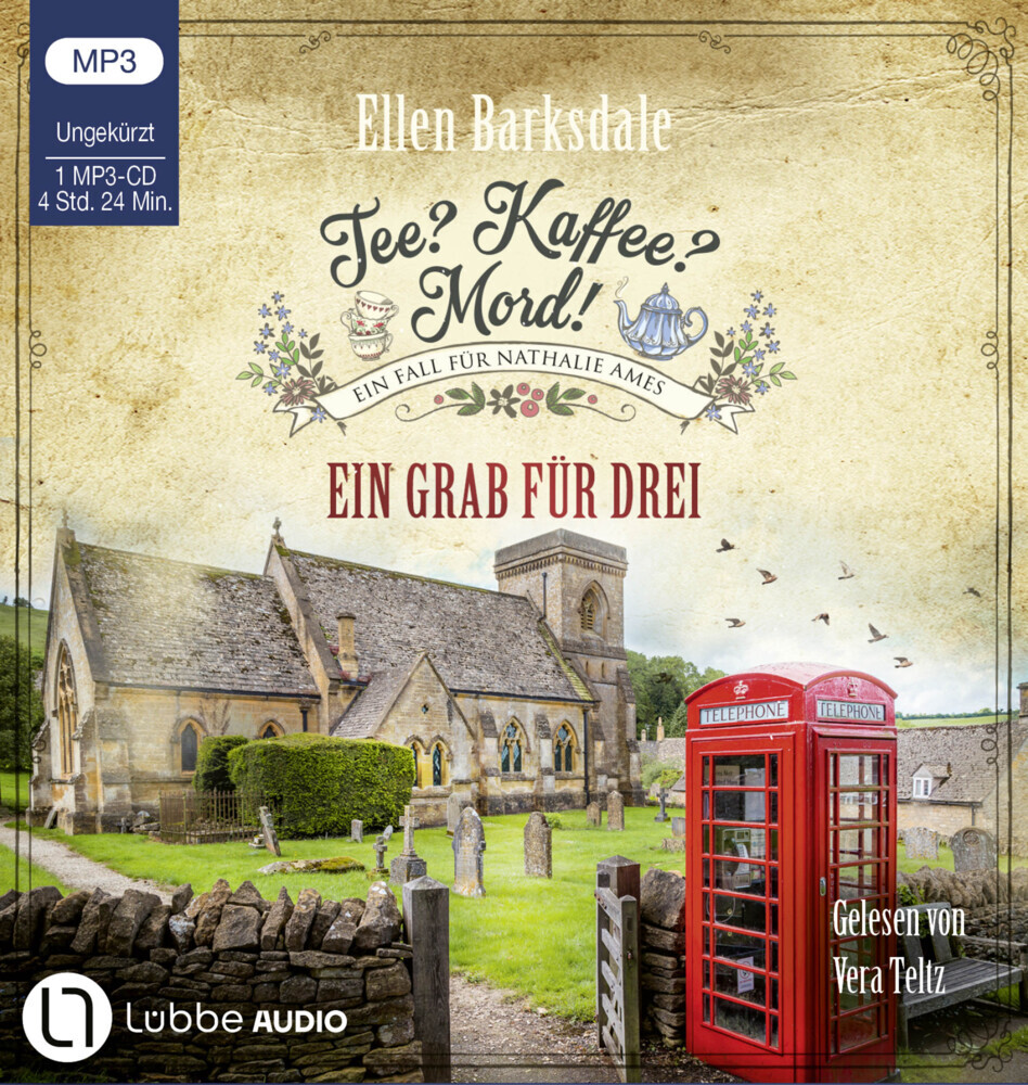 Tee? Kaffee? Mord! - Ein Grab für drei, 1 Audio-CD, 1 MP3 main product photo