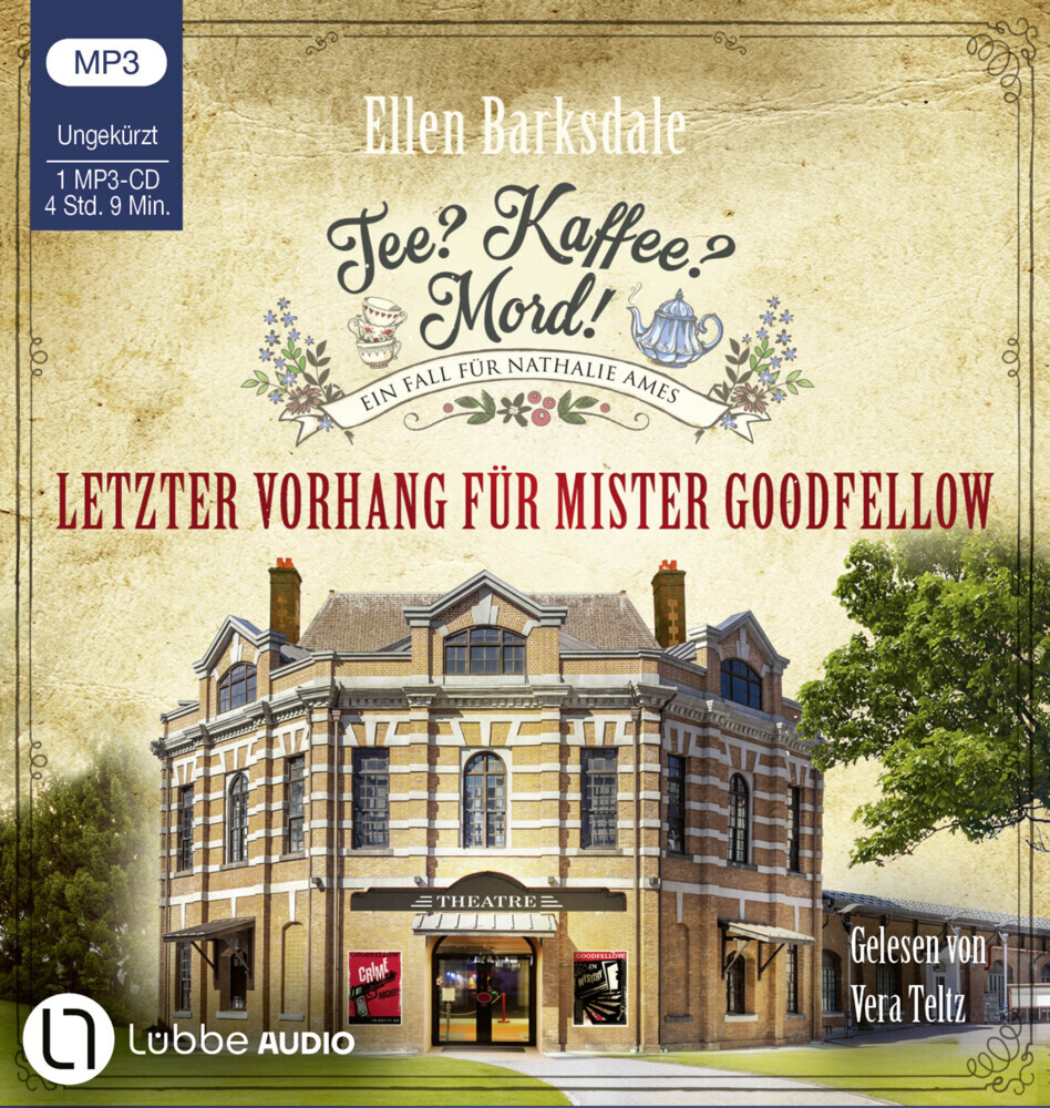 Tee? Kaffee? Mord! - Letzter Vorhang für Mister Goodfellow, 1 Audio-CD, 1 MP3 main product photo