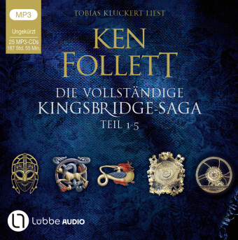 Die vollständige Kingsbridge-Saga, 25 Audio-CD, 25 MP3
