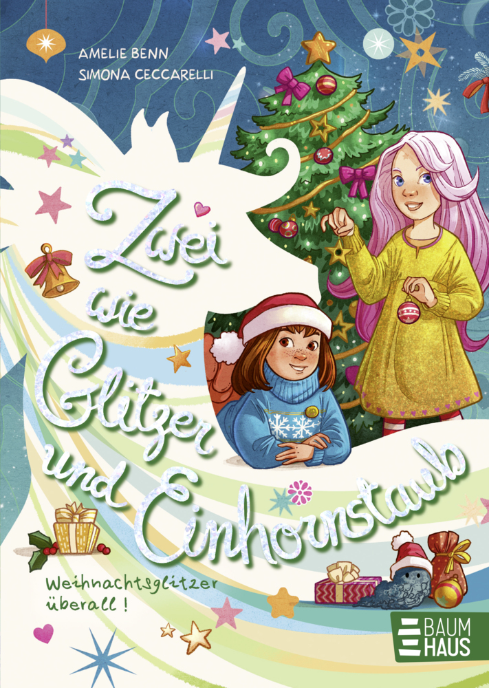 Zwei wie Glitzer und Einhornstaub - Weihnachtsglitzer überall! main product photo