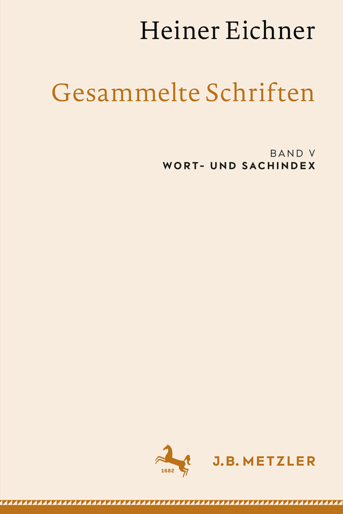 Heiner Eichner: Gesammelte Schriften main product photo