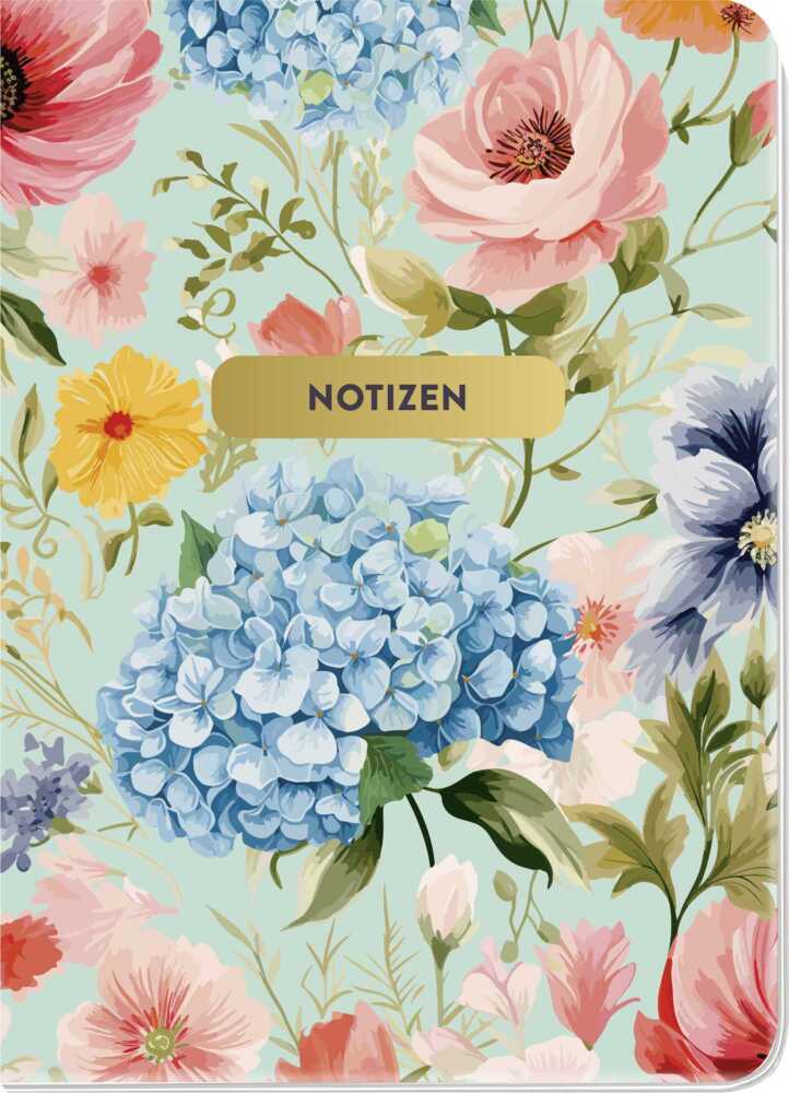 Notizheft Blumenglück Floral main product photo