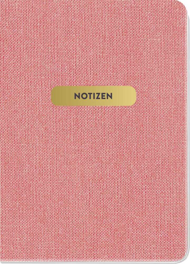 Notizheft Blumenglück Rosa main product photo