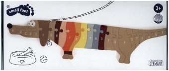 Buchstabenpuzzle Hund