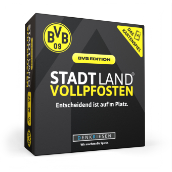 DENKRIESEN - STADT LAND VOLLPFOSTEN® - Das Kartenspiel - BVB EDITION - "Entscheidend ist auf'm Platz."