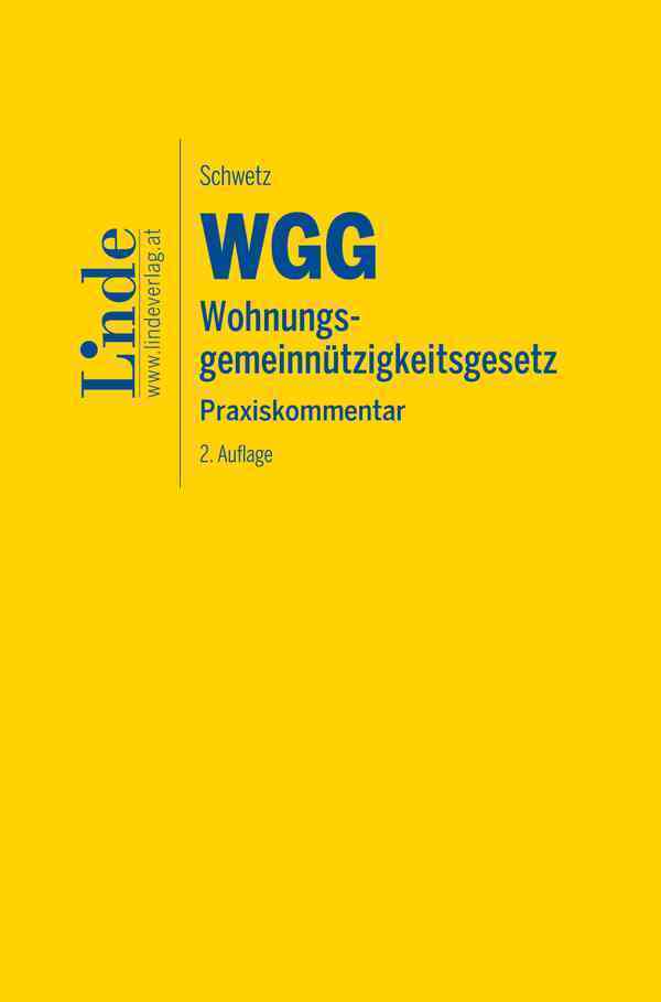 WGG | Wohnungsgemeinnützigkeitsgesetz main product photo