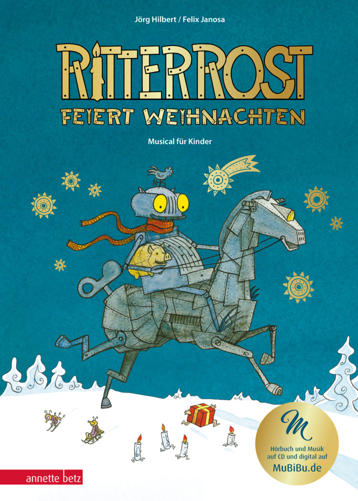 Ritter Rost 7: Ritter Rost feiert Weihnachten - Mit Goldfolie und weihnachtlicher Überraschung im Buch main product photo