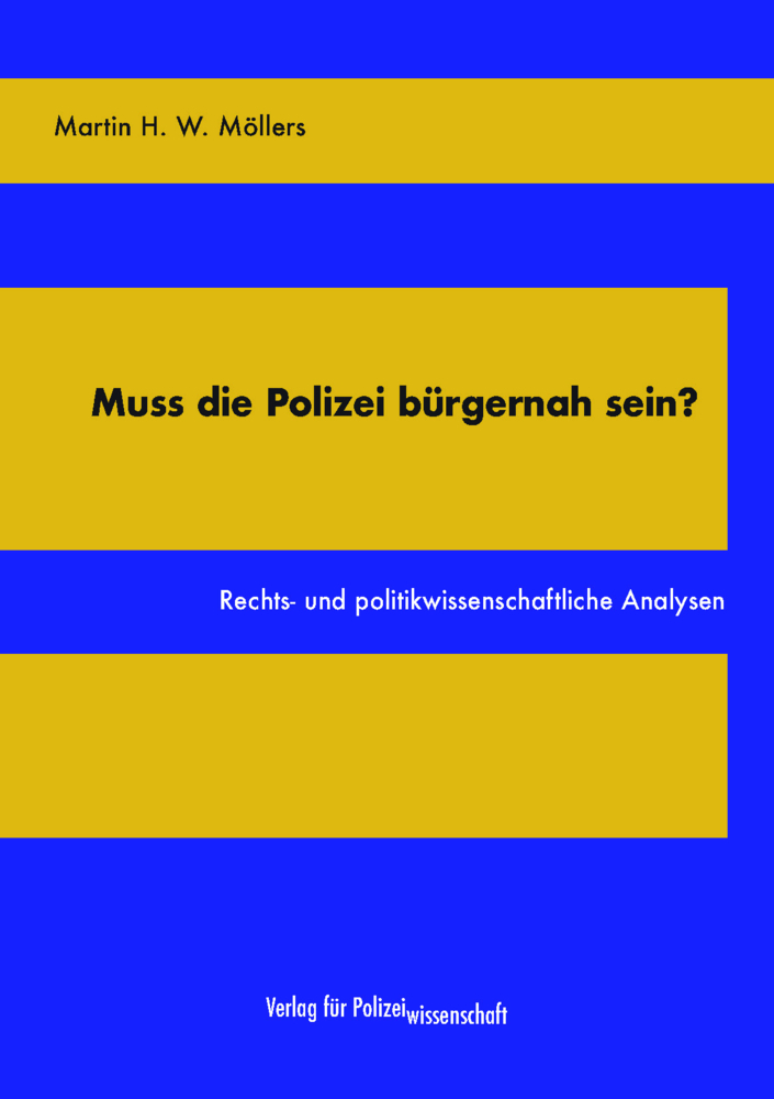 Muss die Polizei bürgernah sein? main product photo
