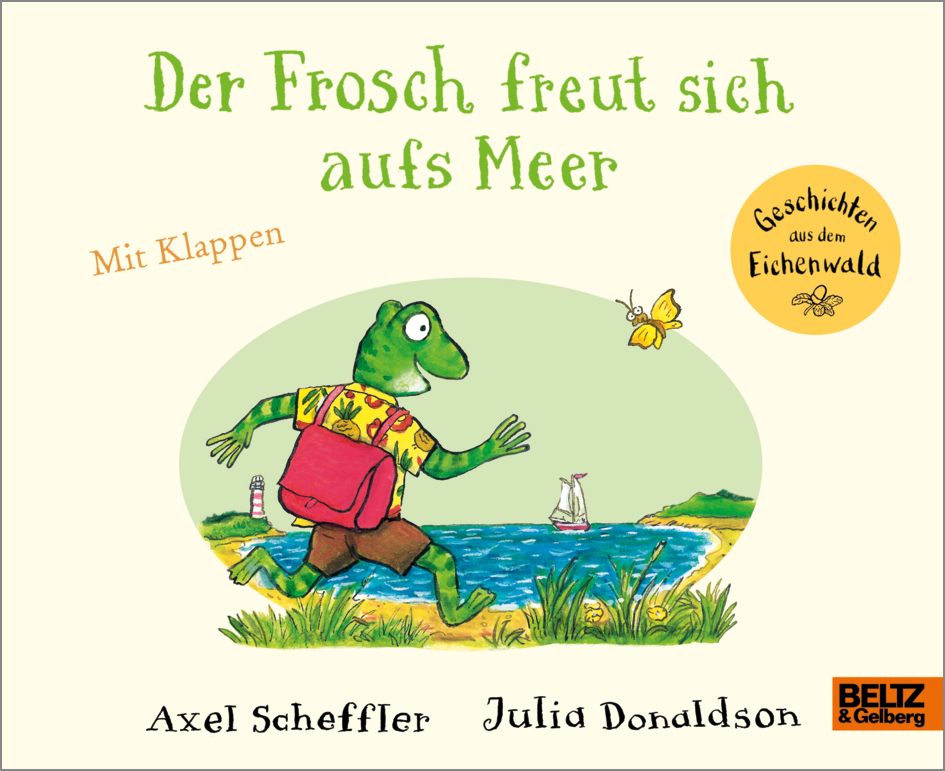 Der Frosch freut sich aufs Meer main product photo