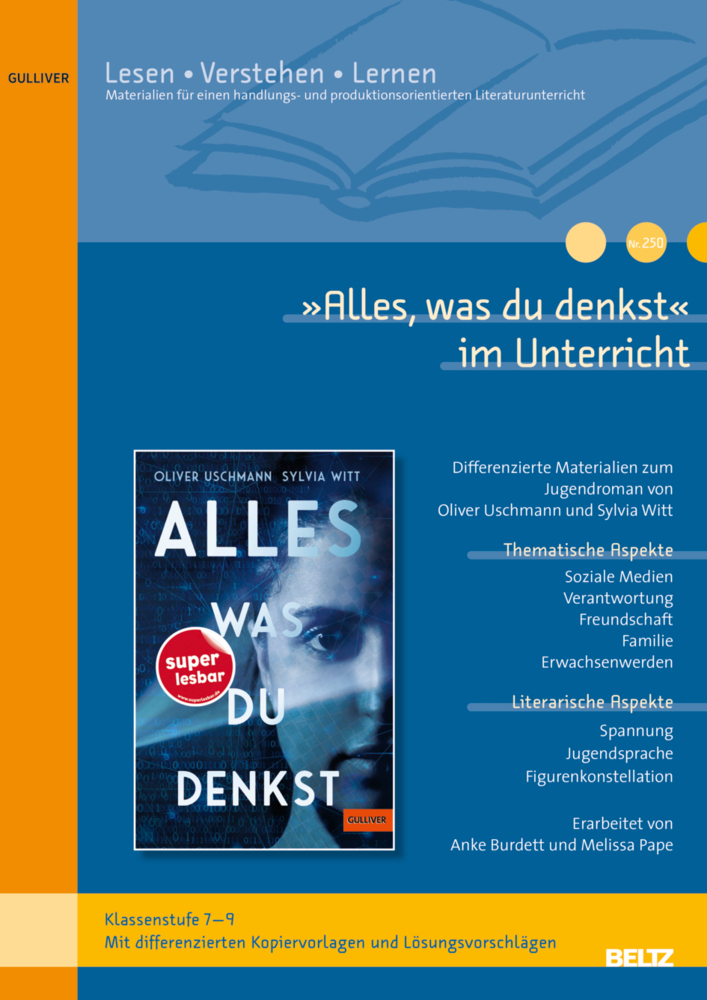 »Alles, was du denkst« im Unterricht main product photo