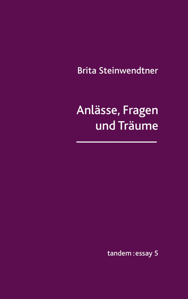 Anlässe, Fragen und Träume main product photo