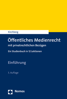 Öffentliches Medienrecht mit privatrechtlichen Bezügen main product photo