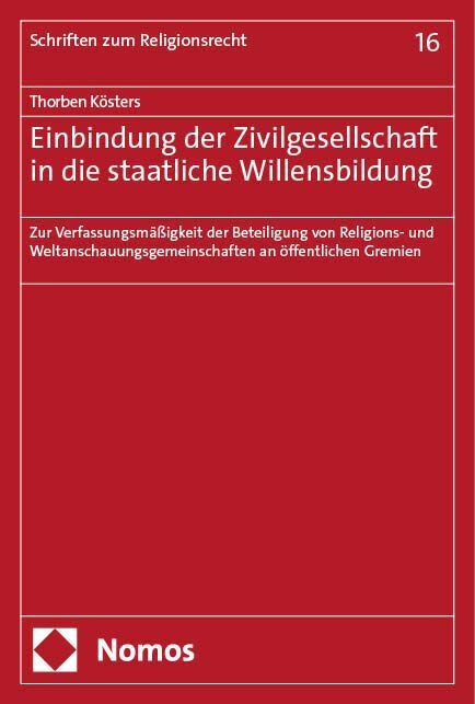 Einbindung der Zivilgesellschaft in die staatliche Willensbildung main product photo