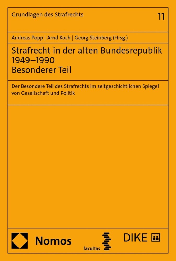 Strafrecht in der alten Bundesrepublik 1949-1990. Besonderer Teil main product photo