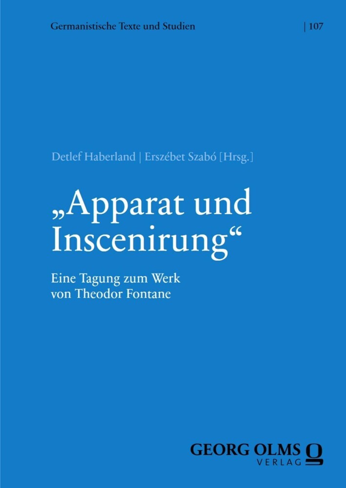 'Apparat und Inscenirung' main product photo