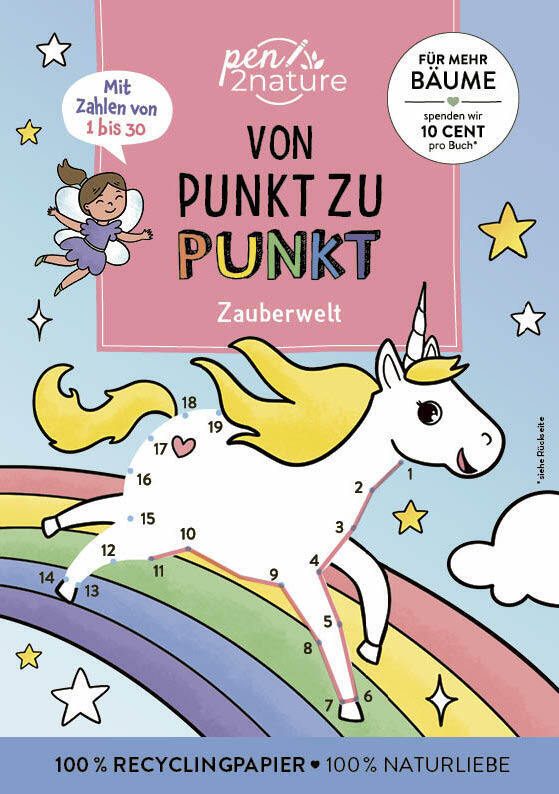 Von Punkt zu Punkt Zauberwelt. Mit Zahlen von 1 bis 30. main product photo