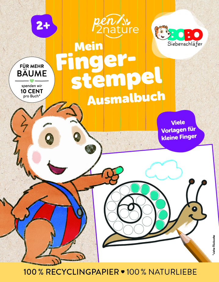 Bobo Siebenschläfer Mein Fingerstempel-Ausmalbuch main product photo