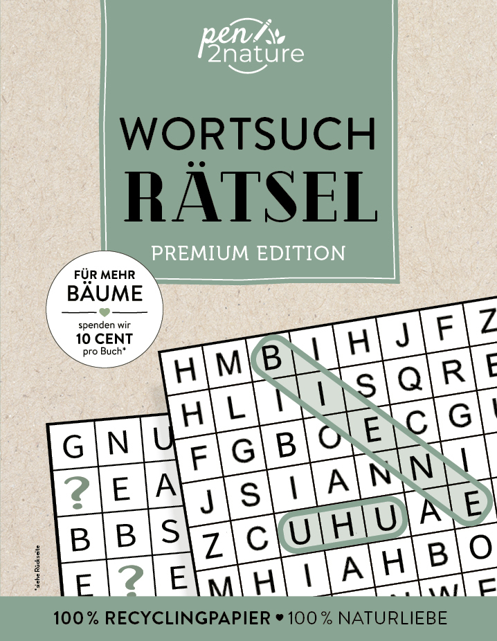 Wortsuchrätsel I Premium Edition I hochwertiger Knobelspaß von Pen2Nature main product photo