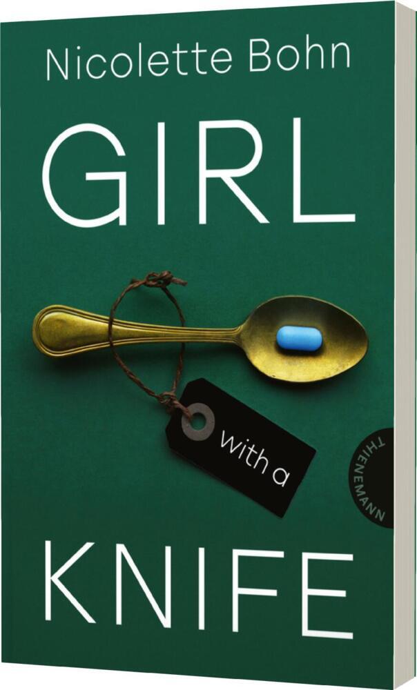 Girl with a knife main product photo