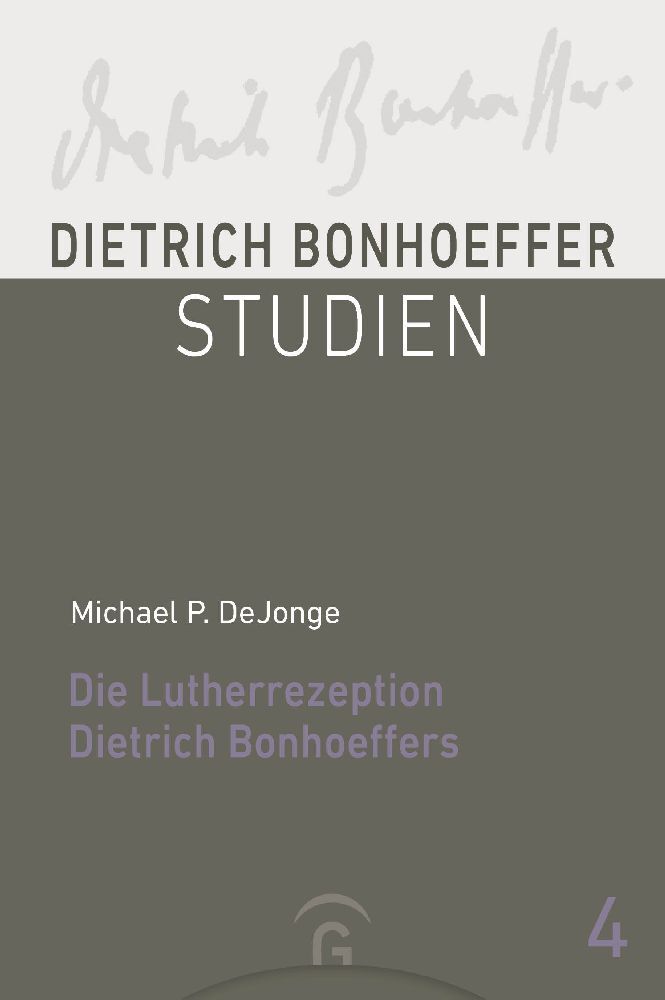 Die Lutherrezeption Dietrich Bonhoeffers main product photo