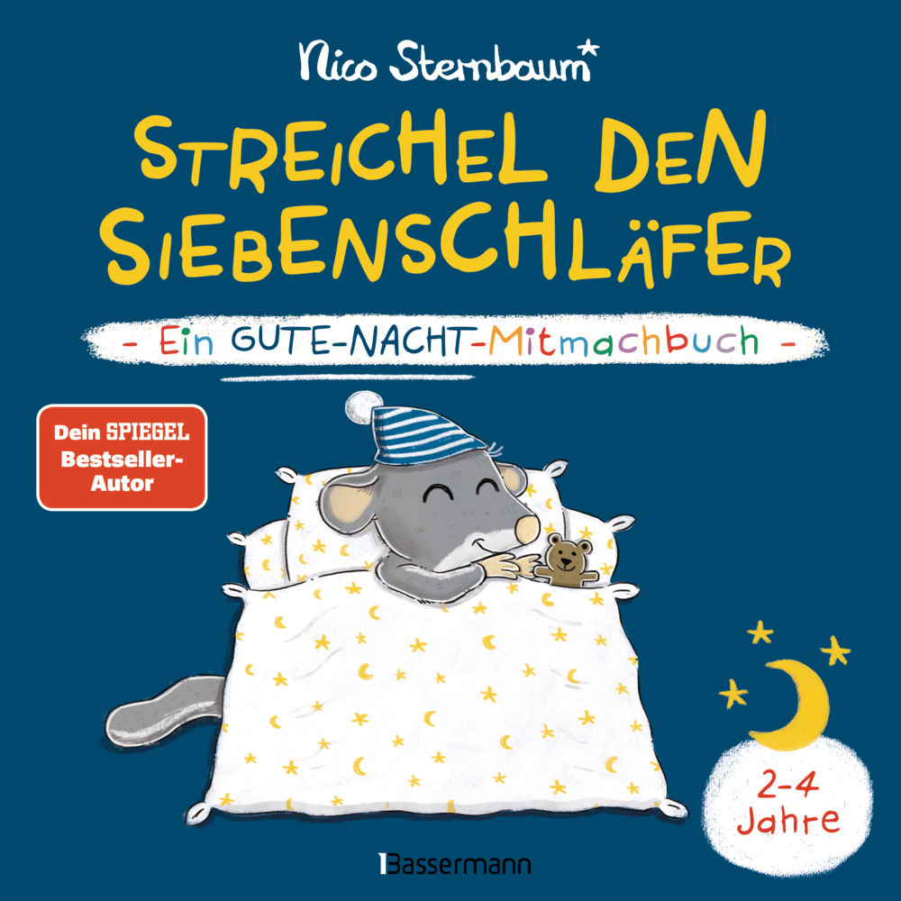 Streichel den Siebenschläfer - Ein Gute-Nacht-Mitmachbuch. Für Kinder ab 2 Jahren main product photo