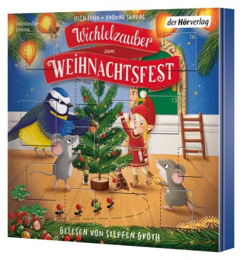 Wichtelzauber zum Weihnachtsfest - 24 Adventskalender-Geschichten, 1 Audio-CD