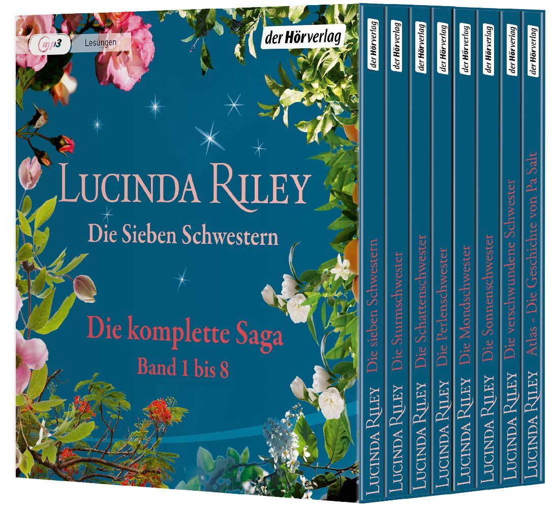 Die Sieben Schwestern-Saga (1-8), 15 Audio-CD, 15 MP3 main product photo