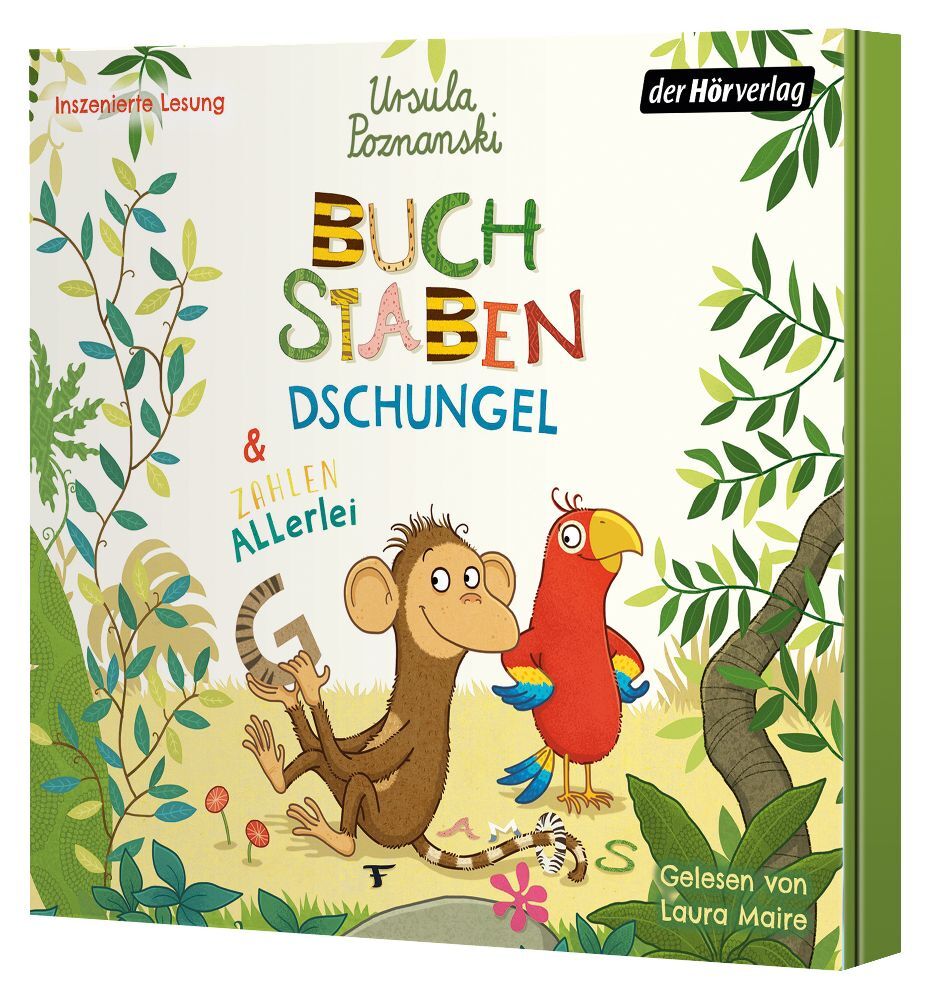 Buchstabendschungel & Zahlenallerlei, 1 Audio-CD main product photo