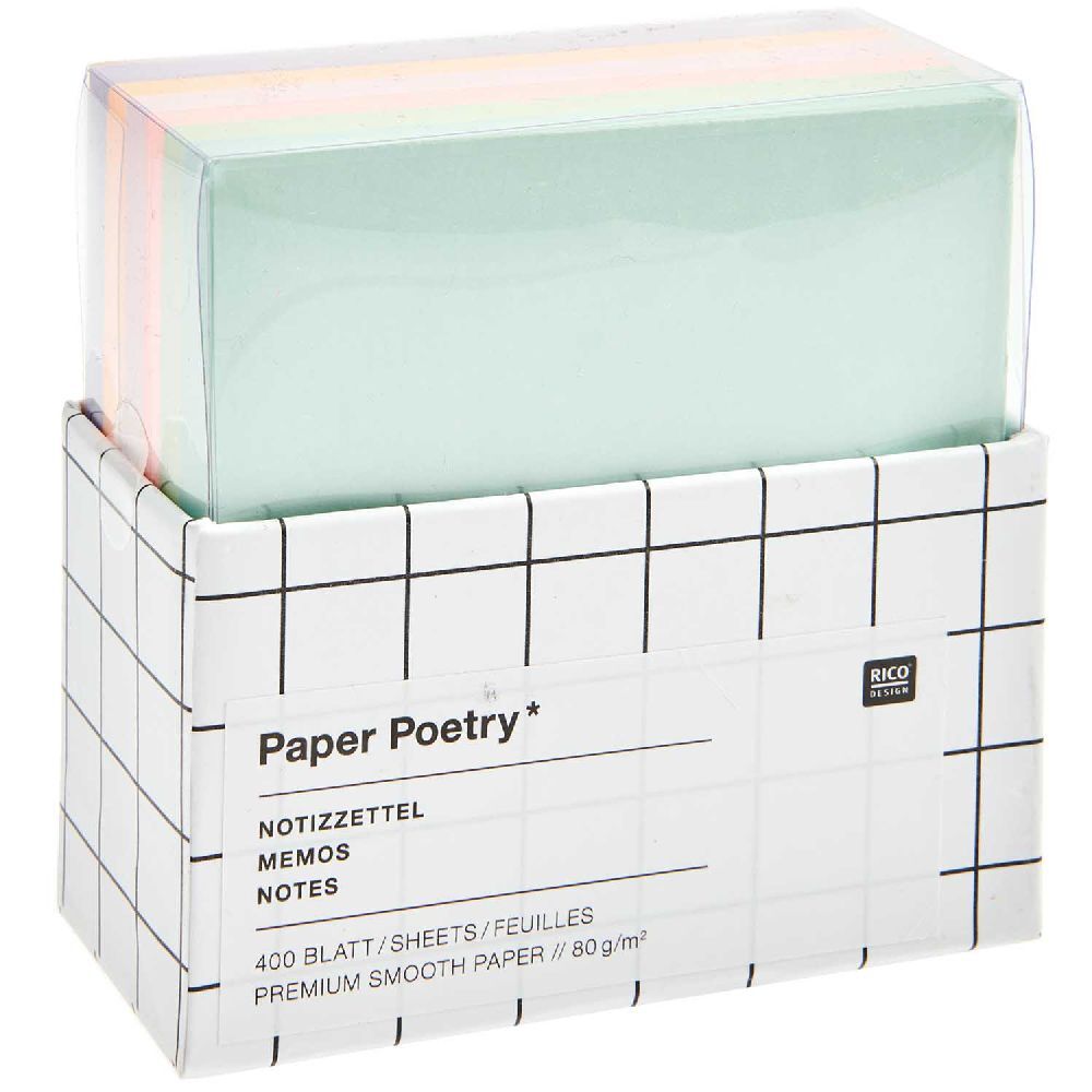 Notizzettel-Box Multicolor, FSC MIX, 400 Blatt, 9 x 9 cm main product photo