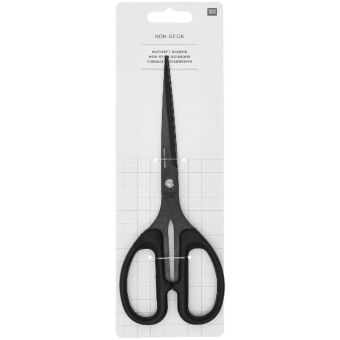 Antihaft Schere Schwarz, 21 cm / 8,25''
