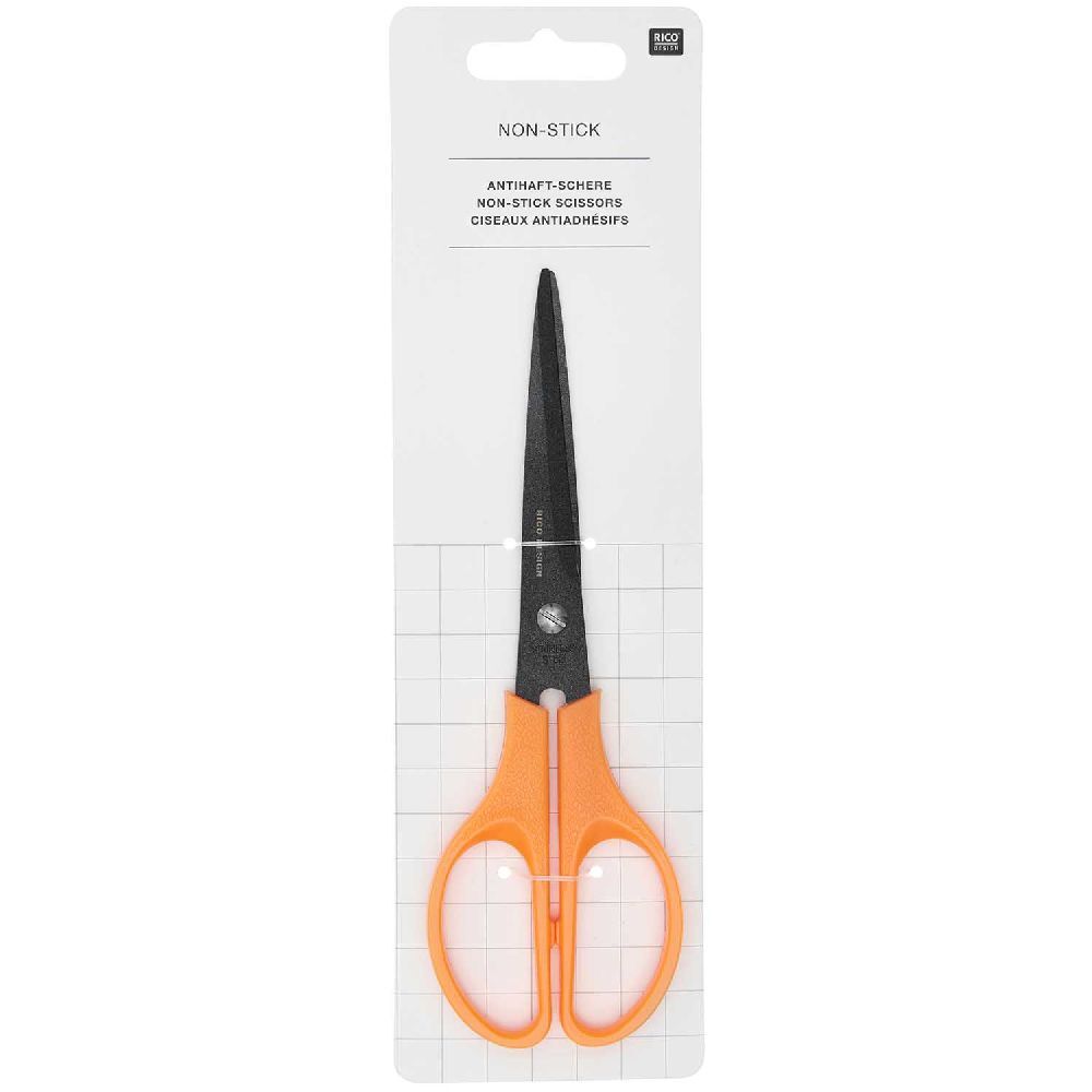 Antihaft Schere spitz Neon Orange, 16,5 cm / 6,5'' main product photo