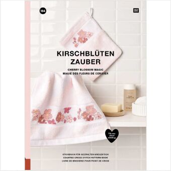 Stickbuch 184 Kirschblütenzauber, 64 Seiten, gezählter Kreuzstich