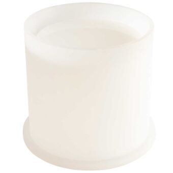 Silikon Gießform Behälter zylindrisch,Ø 8,5 cm x 8,5 cm / Außenmaß Silikonform Ø 10 x 9 cm