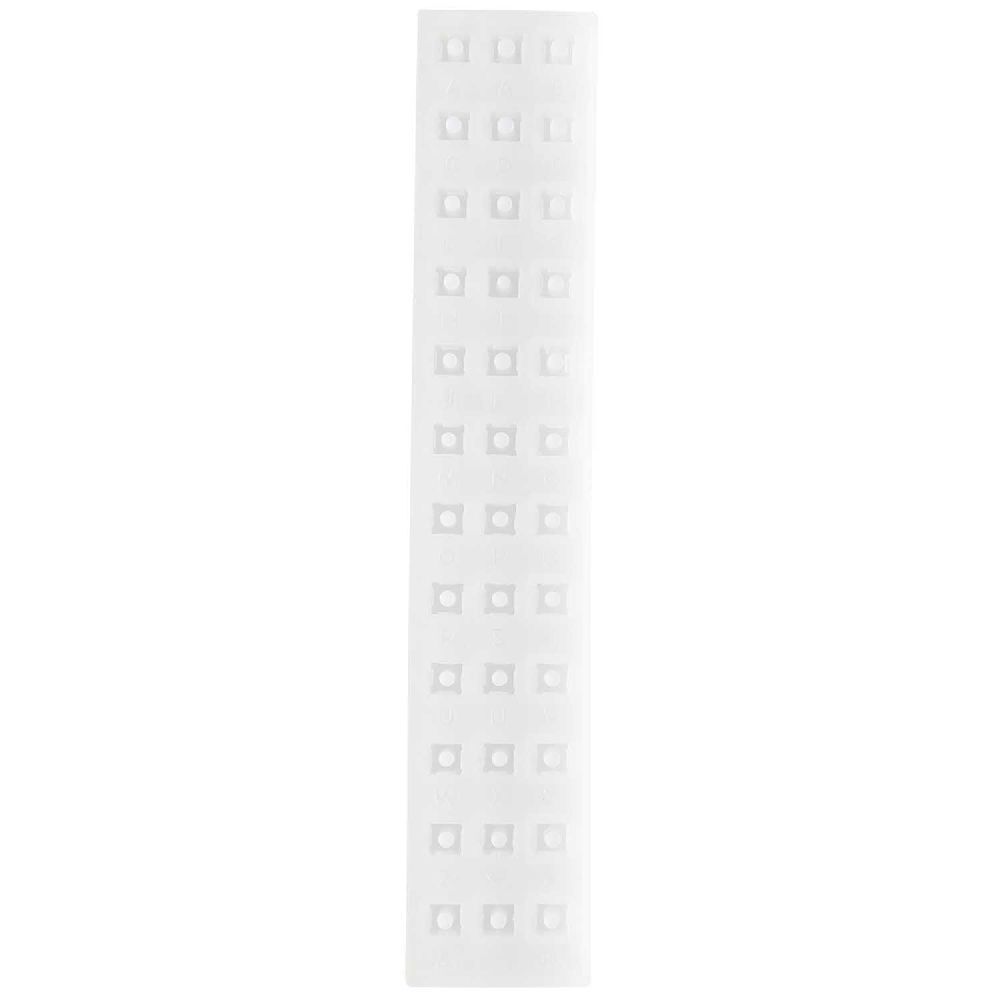 Silikon Gießform Buchstaben Würfel / Außenmaß Silikonform 4 x 21,5 cm main product photo