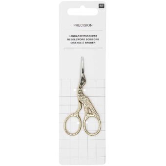 Handarbeitsschere "Kranich", 8,9 cm / 3,5''