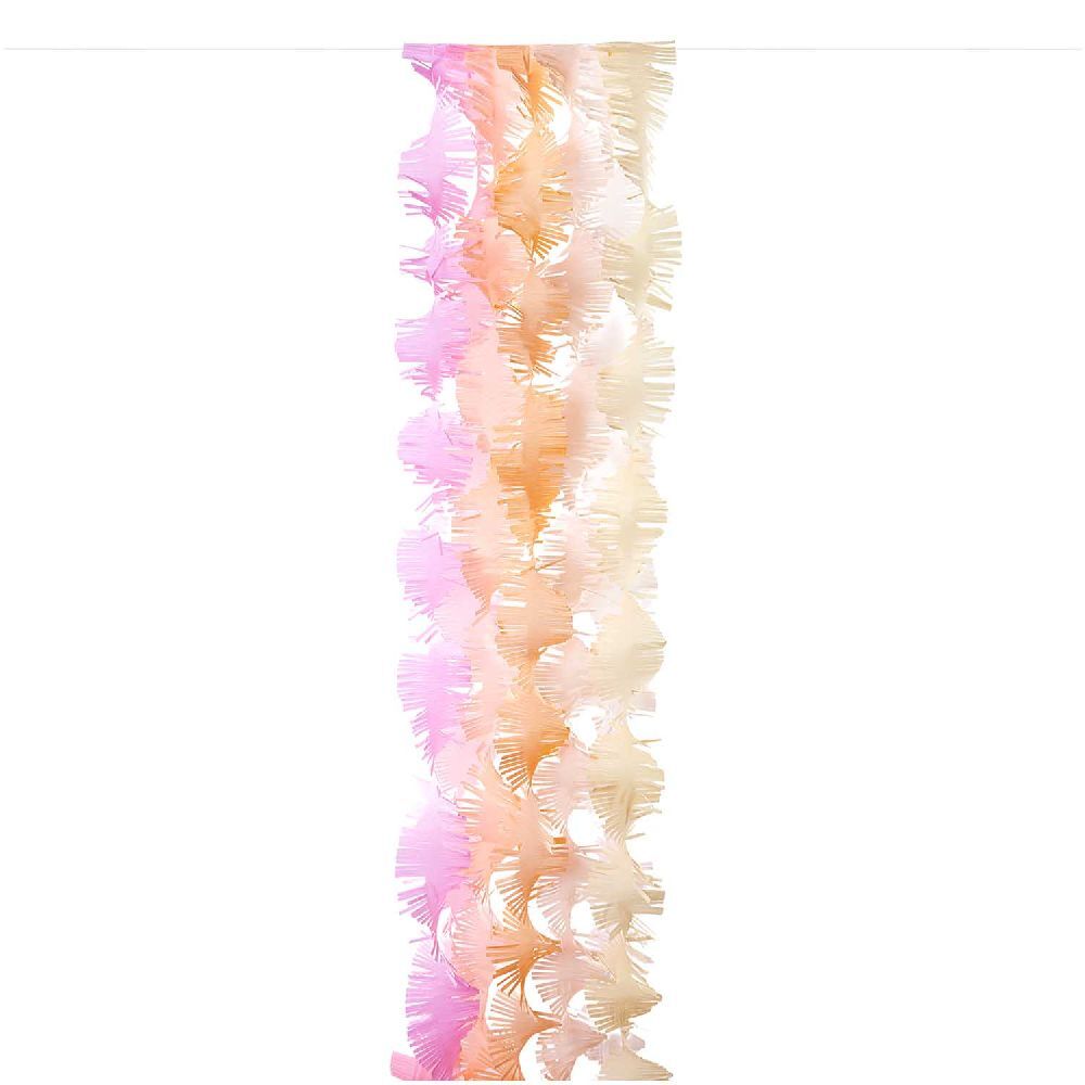 Krepp Girlanden, Blüten Mix, FSC MIX, 7 Stk, 17,5 cm x 3 m, inkl. 2 m Kordel main product photo