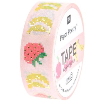 Tape Futschikato, Früchte FSC MIX, 1,5 cm x 10 m