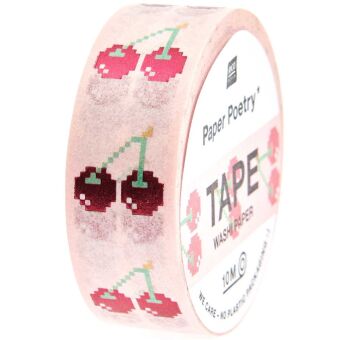 Tape Futschikato, Kirschen FSC MIX, 1,5 cm x 10 m