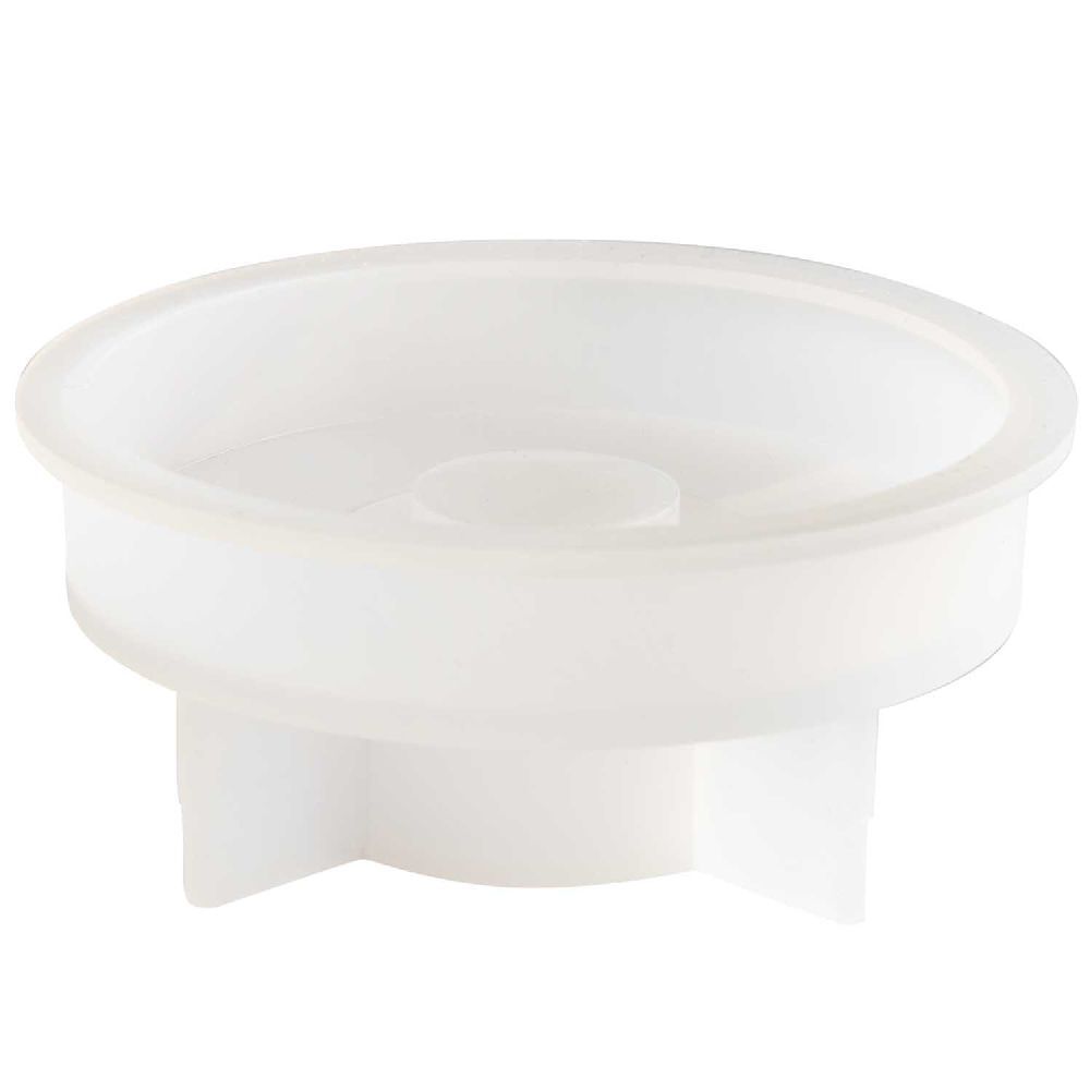 Silikon Gießform Kerzenhalter, Ø 7,5 x 3,5 cm / Außenmaß Silikonform Ø 8,5 x 3,5 cm main product photo