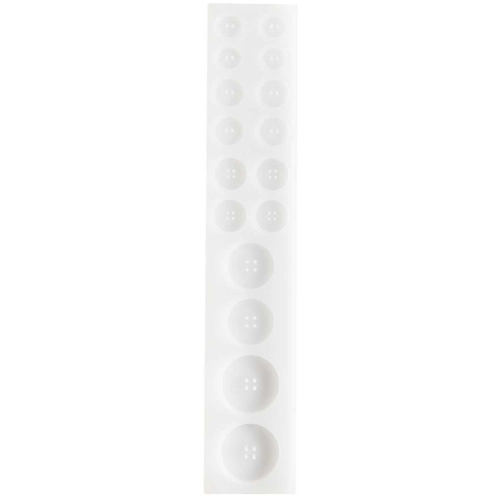 Silikon Gießform Knöpfe / Außenmaß Silikonform 4 x 21,5 cm main product photo